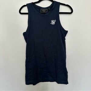 NWT sik silk men’s navy core vest tank top athletic size s small
